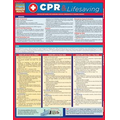 CPR & Lifesaving- Laminated 3-Panel Info Guide